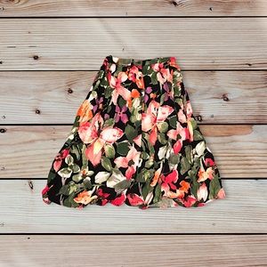 Floral Button Down Maxi Skirt